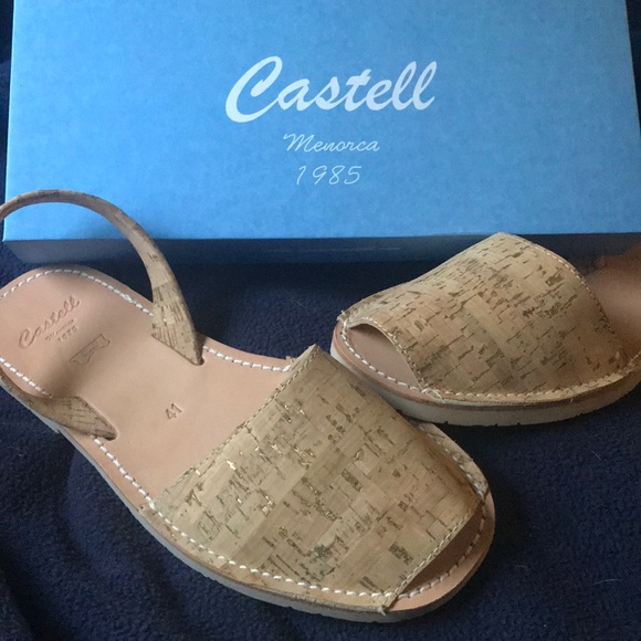 Avarca Castell Shoes - WOMENS MENORQUINAS CORK by Castell